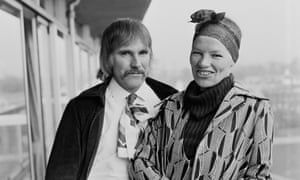The view from here: with her then-husband Roy Hodges 1971. She had just been awarded an Academy Award for her role as Gudrun in Women in Love.