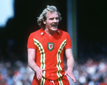 Terry Yorath with Wales in 1979