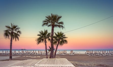 Beach, Larnaca, Cyprus