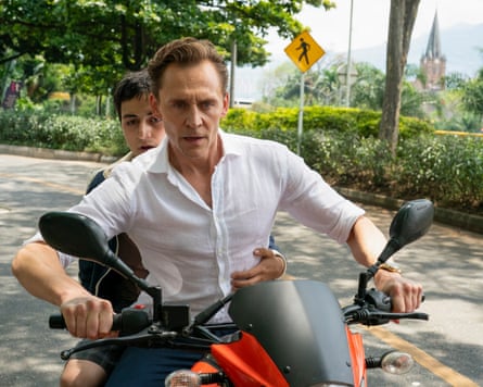 Hiddleston as Jonathan Pine in The Night Manager.