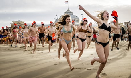 New Year’s Day swimmers around the world – in pictures