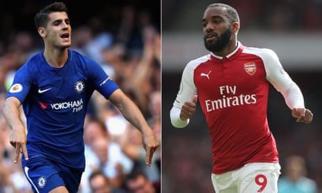 Álvaro Morata has started the season well for Chelsea, meanwhile Arsenal’s Alexandre Lacazette season has not had the start that he would have wished for.