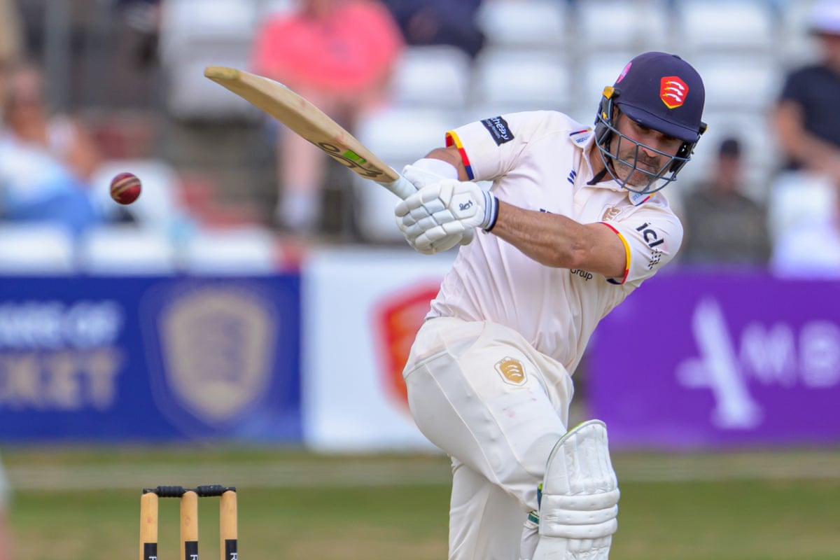 Dean Elgar made a century for Essex against Surrey.