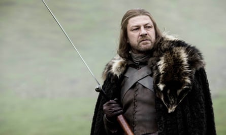Sword-swinger … Bean as Ned Stark in Game of Thrones.