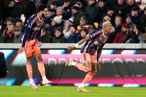 Danilo celebrates.