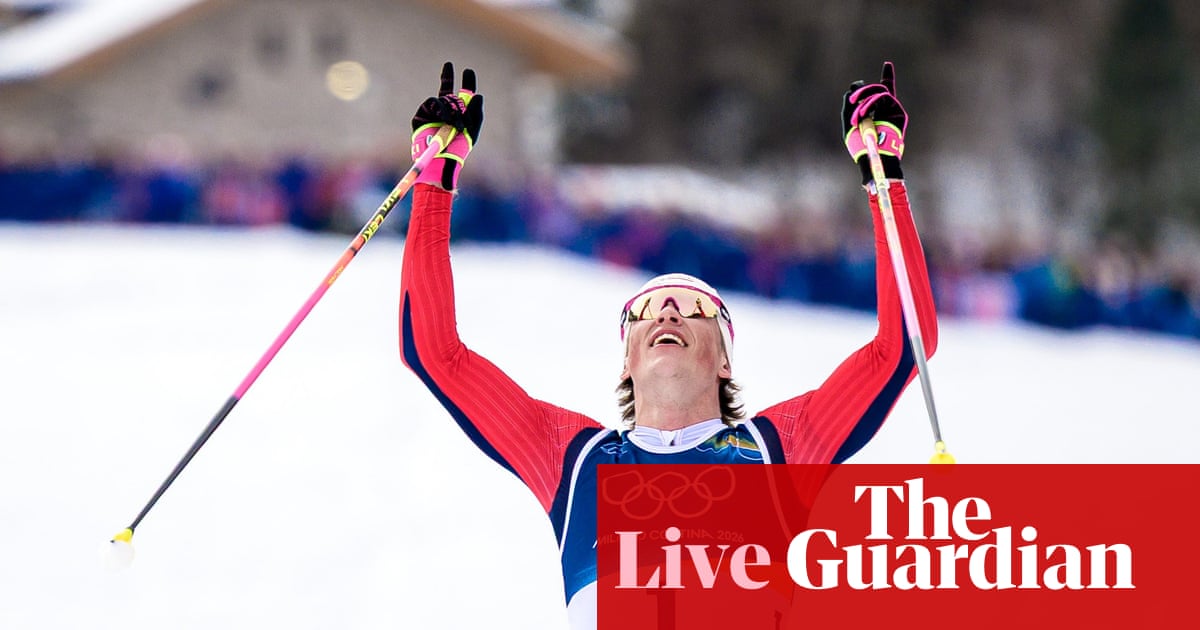 Winter Olympics 2026: Klæbo wins historic sixth gold, bobsleigh resumes after crash – live