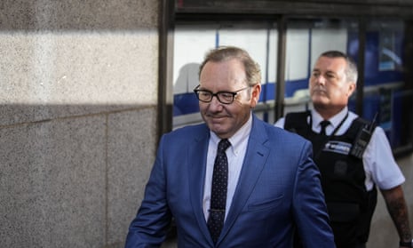 Kevin Spacey arrives at the Old Bailey, in London.