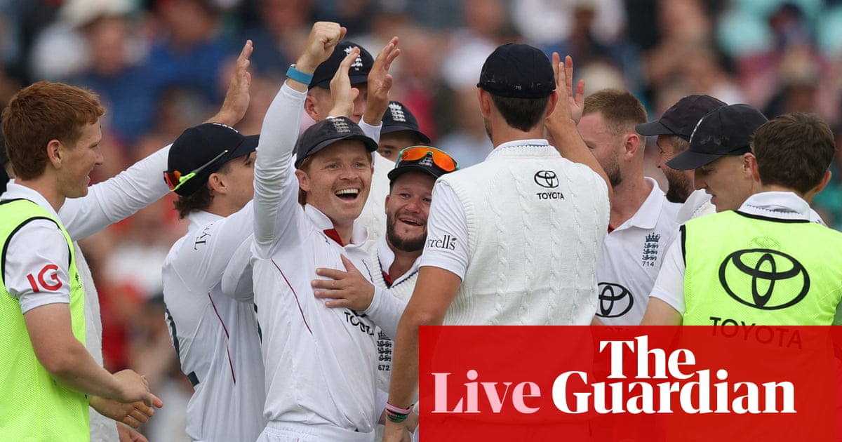 England v India: fifth men’s cricket Test, day one – live | England v India 2025 England v India: fifth men’s cricket Test, day one – live | England v India 2025
