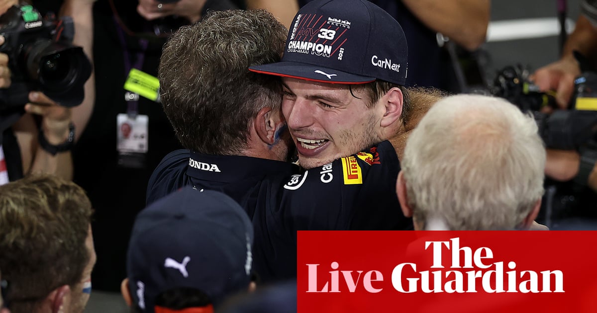Mercedes protest after Max Verstappen wins F1 world title in Abu Dhabi – live!