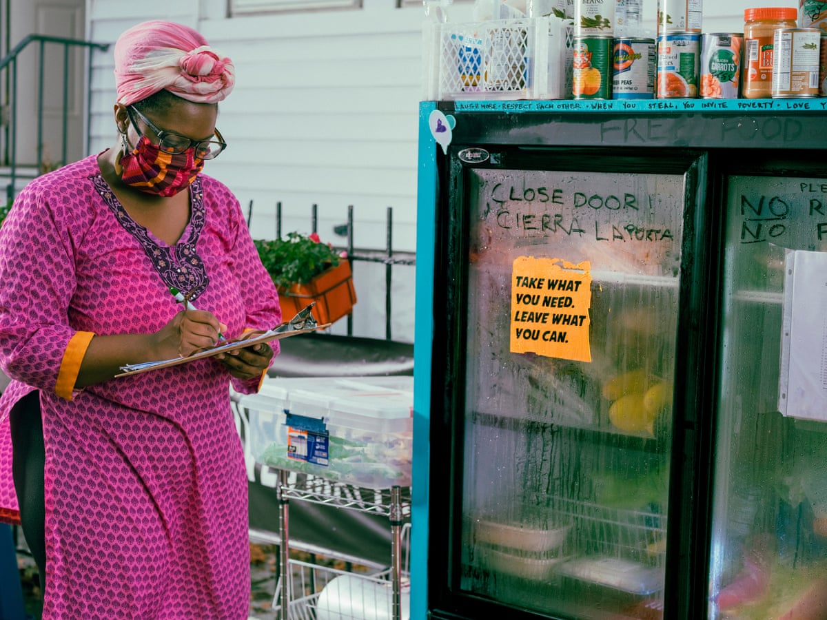 No One Should Go Hungry Street Fridges Of Free Food Help Americans Survive Covid Pandemic Coronavirus The Guardian No One Should Go Hungry Street Fridges Of Free Food Help Americans Survive Covid Pandemic Coronavirus The Guardian