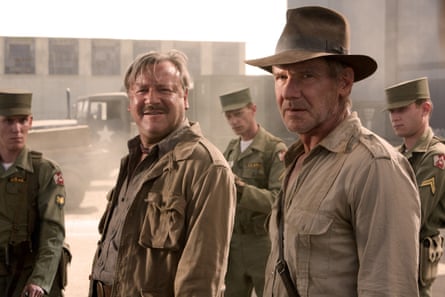 Ray Winstone and Harrison Ford in Indiana Jones and the Kingdom of the Crystal Skull.