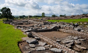Τα ερείπια του ρωμαϊκού οχυρού Vindolanda στο Northumberland όπου βρέθηκε ο κάλυκας.