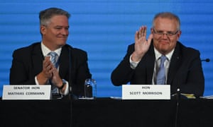 Mathias Cormann and Scott Morrison