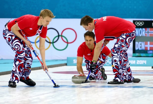 Norwegian curling trousers...