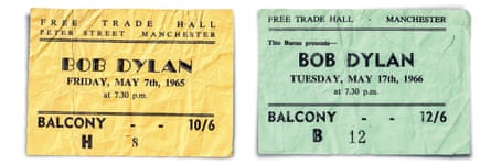 Tickets for Bob Dylan’s two shows at Manchester’s Free Trade Hall