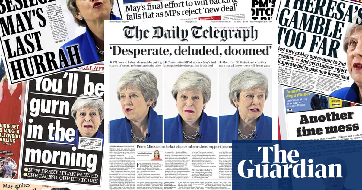 'Desperate, deluded, doomed': what the papers say on May's new Brexit ...