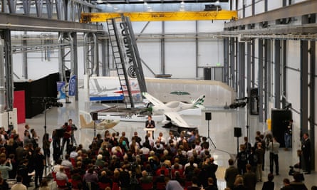 Ed Miliband conducts a workplace Q&amp;A session at the NCC, National Composite Centre in Bristol.
