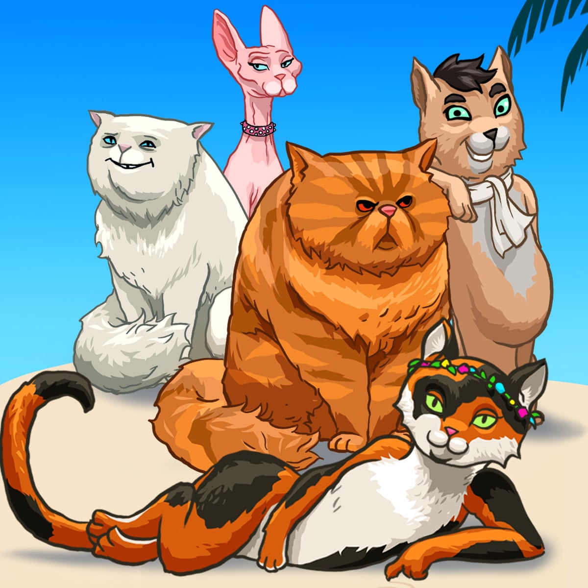 video game about dating cats