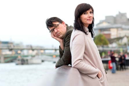Graham Linehan and Helen Serafinowicz