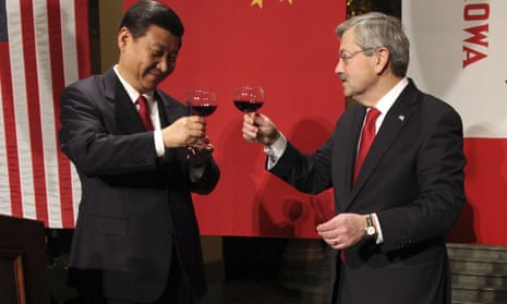 Xi Jinping and Terry Branstad