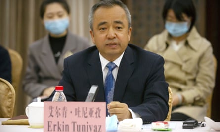 Erkin Tuniyaz a été un ardent défenseur des camps d'internement de masse du Xinjiang.