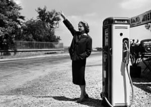 Jeanne Moreau in Gas-oil, 1955