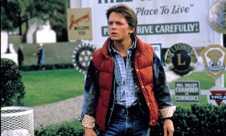 Michael J Fox in Back to the Future. The auction featured 260 sealed VHS tapes.