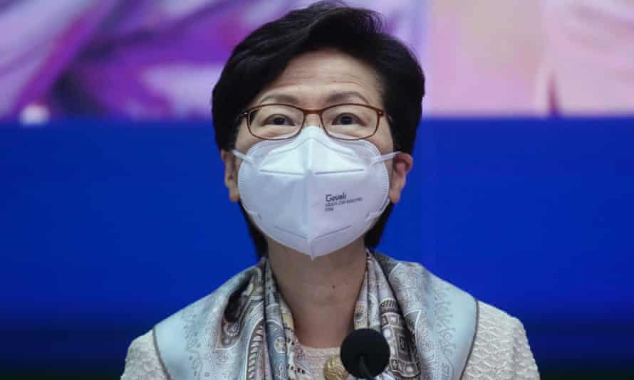 Hong Kong’s chief executive Carrie Lam has said the territory ‘cannot let existing laws stop us from doing what we should do’ during Covid.