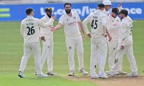 Notts celebrate.