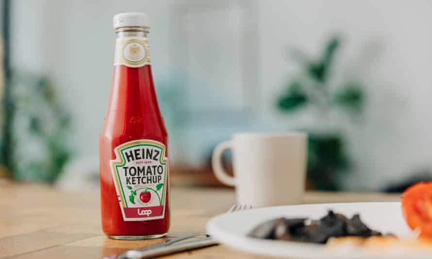 Loop will deliver Heinz’s tomato ketchup in its patented glass octagonal bottles which were designed 130 years ago.