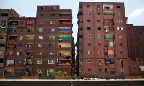 Apartment blocks in Cairo