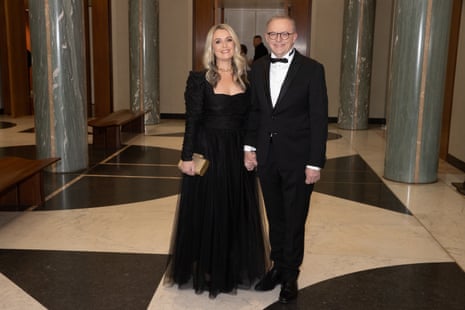 Anthony Albanese and Jodie Haydon