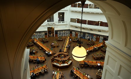 View inside the library