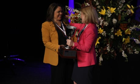 Senator Jacinta Price and Amanda Stoker at Cpac Australia