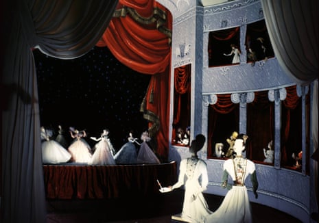 Miniature opera scene by Christian Berard of the Theatre de la Mode.