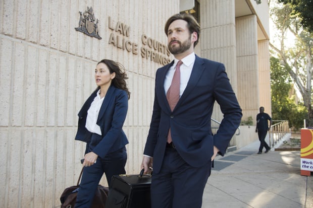 Counsels assisting the coroner Peggy Dwyer and Patrick Coleridge arrive for the inquest into the death of Kumanjayi Walker at the Alice Springs local court.