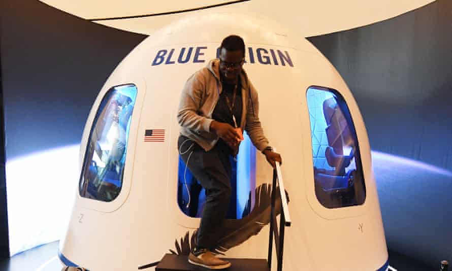 Blue origin's first flight to space with humans onboard included the billionaire jeff bezos, his brother mark bezos, wally funk and oliver daemen. Jeff Bezos Space Origin Flight . Jeff Bezos S Blue Origin Plans Space Sightseeing Jaunt For July Space The Guardian