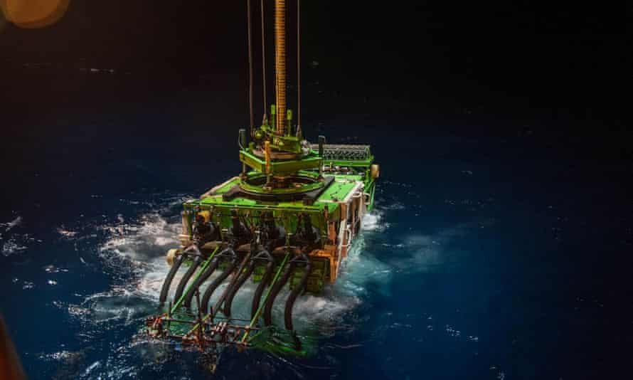 Deep-sea mining robot Patania II was trialled in the Pacific Ocean in April 2021.