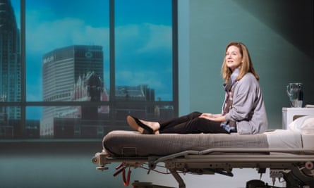 Hardship and rage … Laura Linney on stage as Lucy Barton.