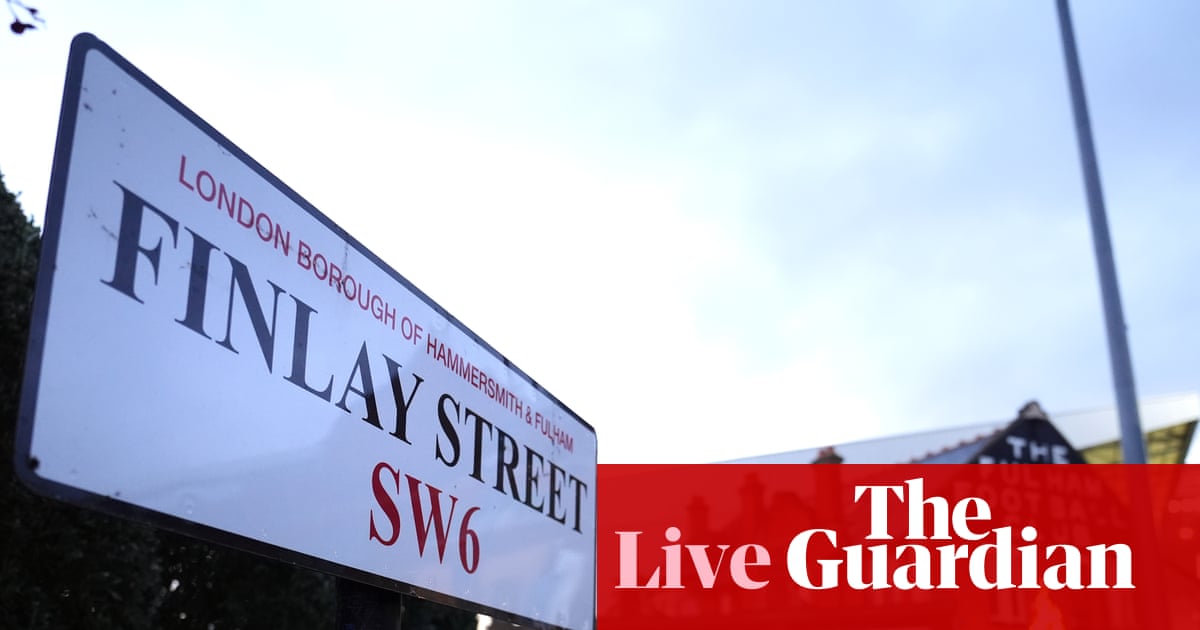 Fulham v Crystal Palace: Premier League – live