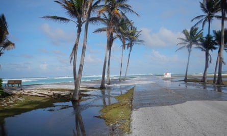 Kwajalein Atoll in Marshall Islands is under threat..