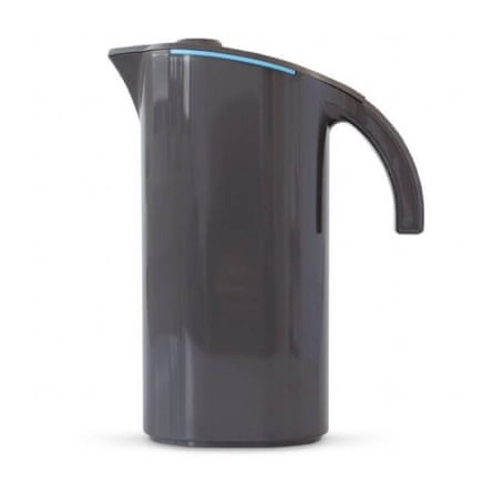 A Peak Water Filter in dark grey.