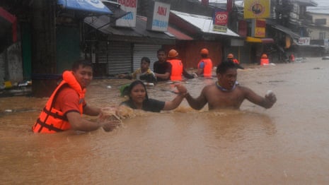 ‘Hyper-violent’ Storm Gaemi was made fiercer by local weather disaster, say scientists