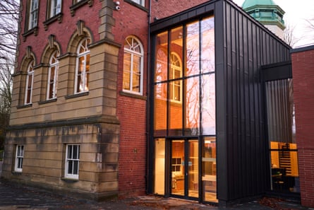 A more modern extension in the side of the Redhills building