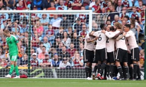 Burnley 0 2 Manchester United Premier League As It