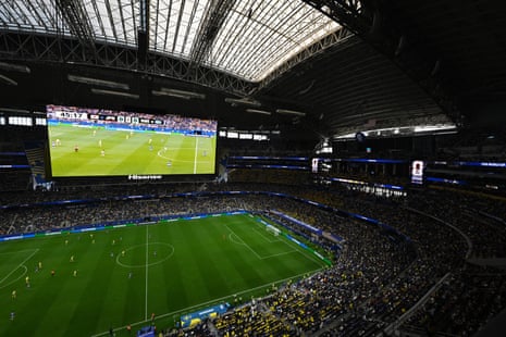 General view during the World Cup Group F match between Japan and Sweden