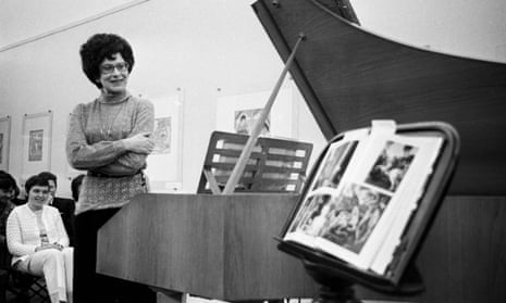 Zuzana Růžičková in 1969. She was the first performer to record Bach’s entire output for the harpsichord.