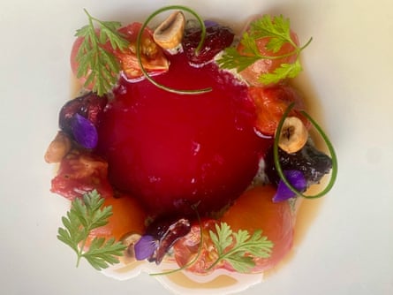 A tomato salad at Bona Fide.