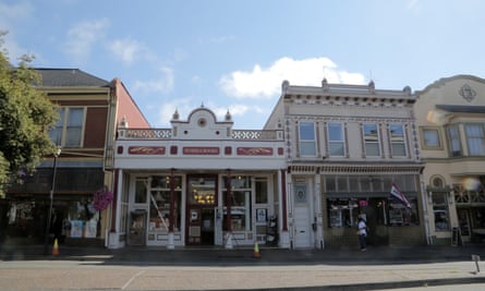 Book and antique shops in Eureka, northern California.