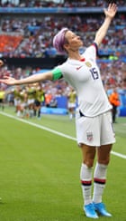 Megan Rapinoe at the Women’s World Cup in France this year.
